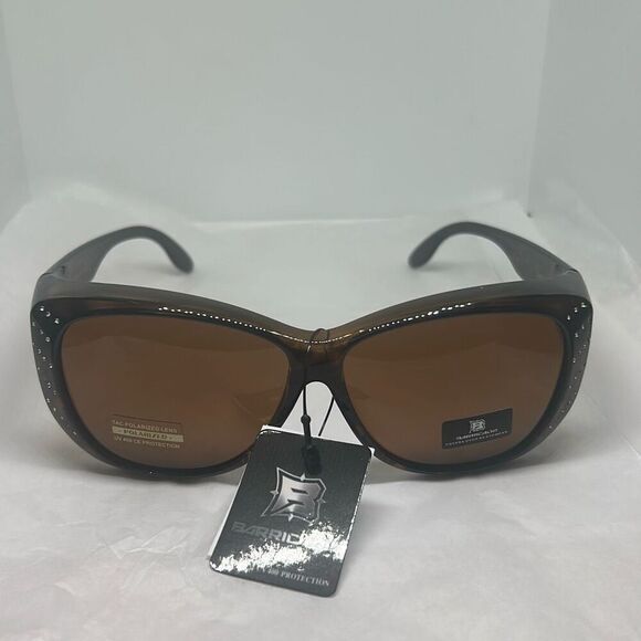 Barricade PZ-BAR617 Women’s Sunglasses – Tortoise| Rhinestone Detail | Butterfly - Picture 3 of 3